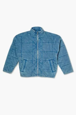 Kids Quilted Zip-Up Jacket (Girls + Boys)
