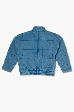 Kids Quilted Zip-Up Jacket (Girls + Boys)