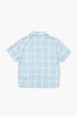 Kids Reworked Plaid Shirt (Girls + Boys)