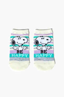 Kids Snoopy Ankle Sock Set - 3 Pack (Girls + Boys)