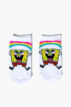 Kids Spongebob Squarepants Ankle Sock Set - 3 Pack (Girls + Boys)