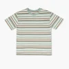 Kids Striped Pattern Crew Tee (Girls + Boys)
