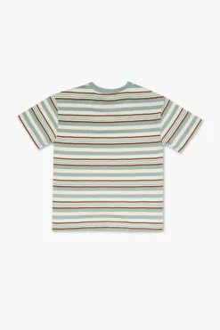 Kids Striped Pattern Crew Tee (Girls + Boys)