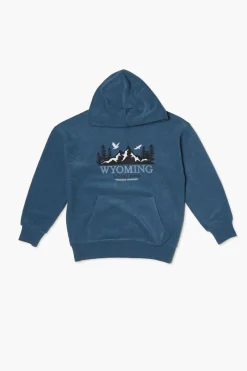 Kids Wyoming Graphic Hoodie (Girls + Boys)