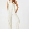 Knotted Twill Overalls