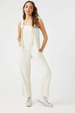 Knotted Twill Overalls