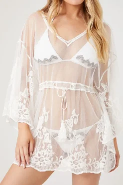 Lace Swim Cover-Up Dress