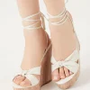 Lace-Up Platform Wedges
