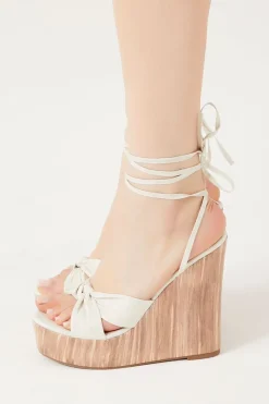 Lace-Up Platform Wedges