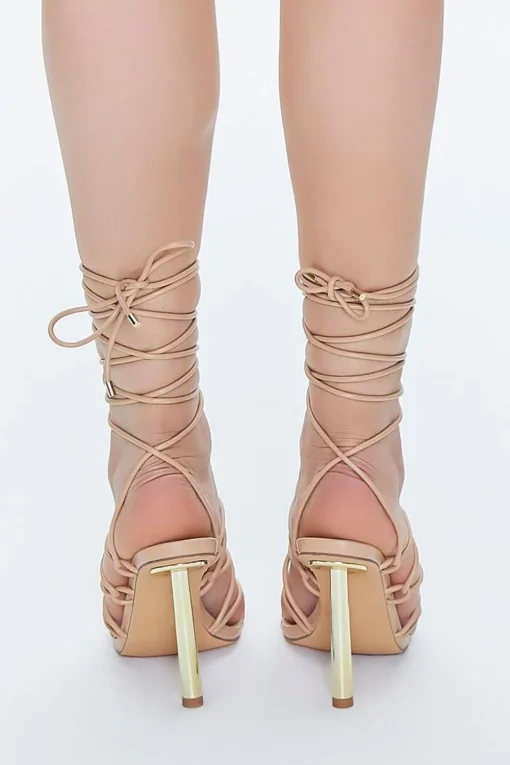 Lace-Up Stiletto Heels
