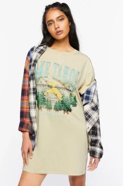 Lake Tahoe Graphic T-Shirt Dress
