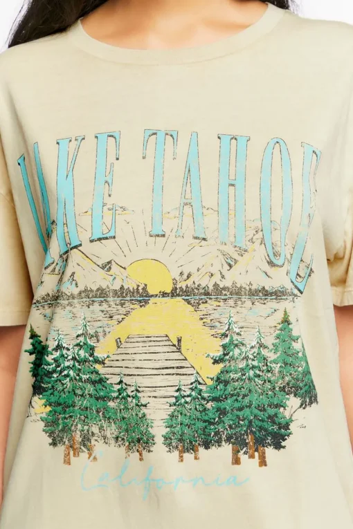 Lake Tahoe Graphic T-Shirt Dress
