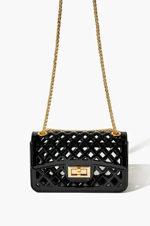 Lattice Crossbody Bag