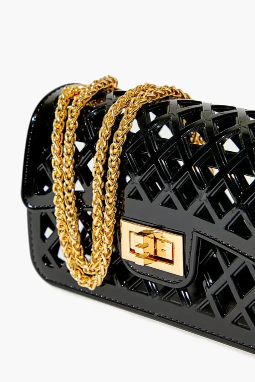 Lattice Crossbody Bag