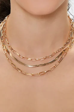 Layered Chunky Chain Necklace