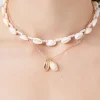 Layered Conch Shell Necklace