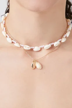 Layered Conch Shell Necklace