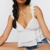 Layered Flounce Tank Top