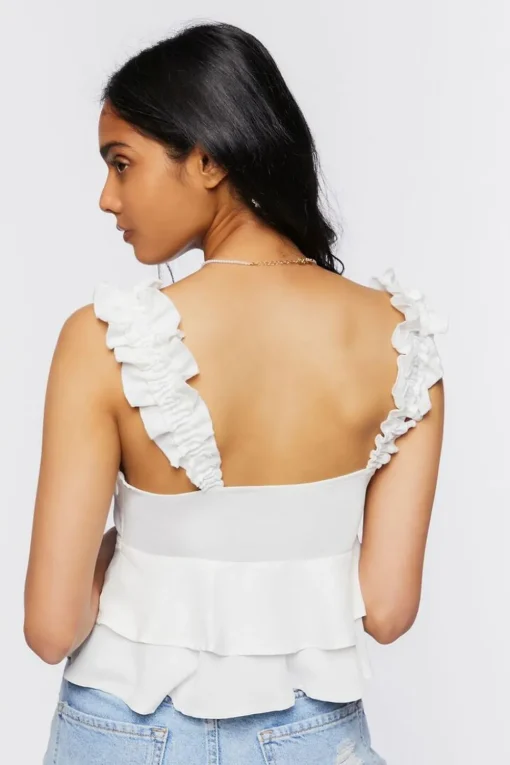 Layered Flounce Tank Top