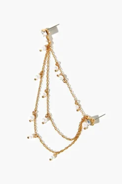 Layered Pearl Ear Cuff