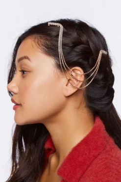 Layered Rhinestone Head Chain