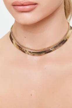 Layered Snake Chain Necklace