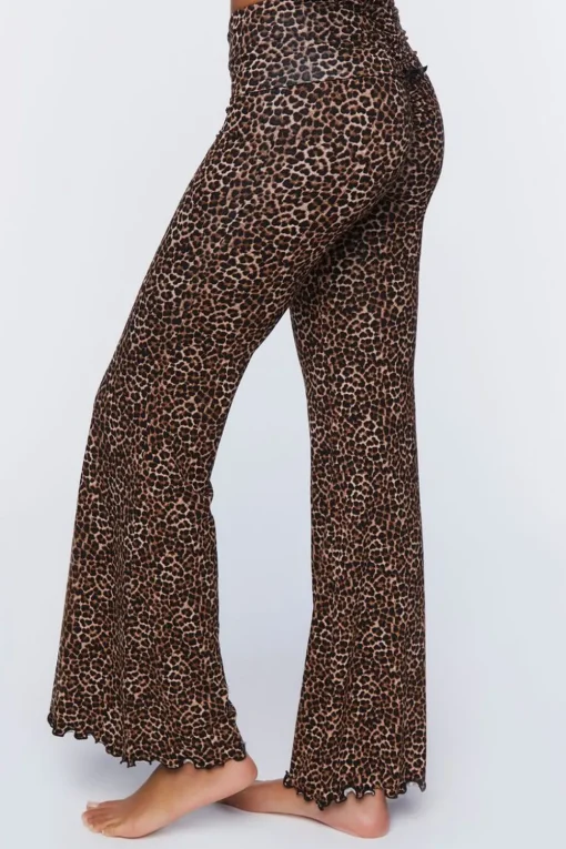 Leopard Print Pajama Pants