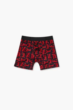 Letter Print Boxer Shorts