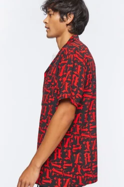 Lettered Print Shirt