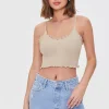 Lettuce-Edge Cropped Cami