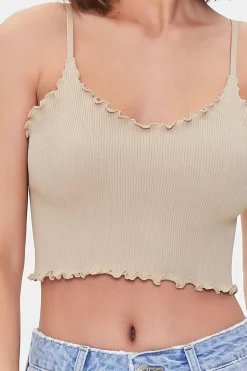 Lettuce-Edge Cropped Cami