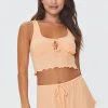 Lettuce-Edge Pajama Shorts