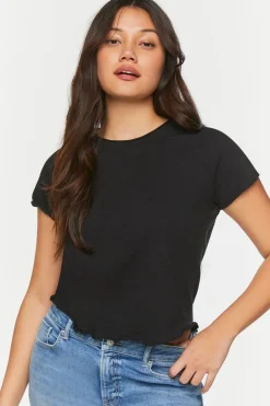 Lettuce-Edge Short-Sleeve Tee