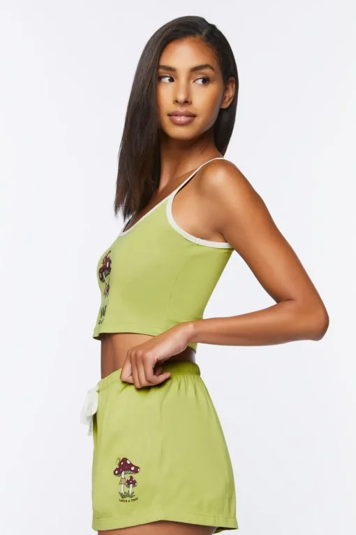 Lifes A Trip Cami & Shorts Pajama Set