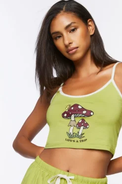 Lifes A Trip Cami & Shorts Pajama Set