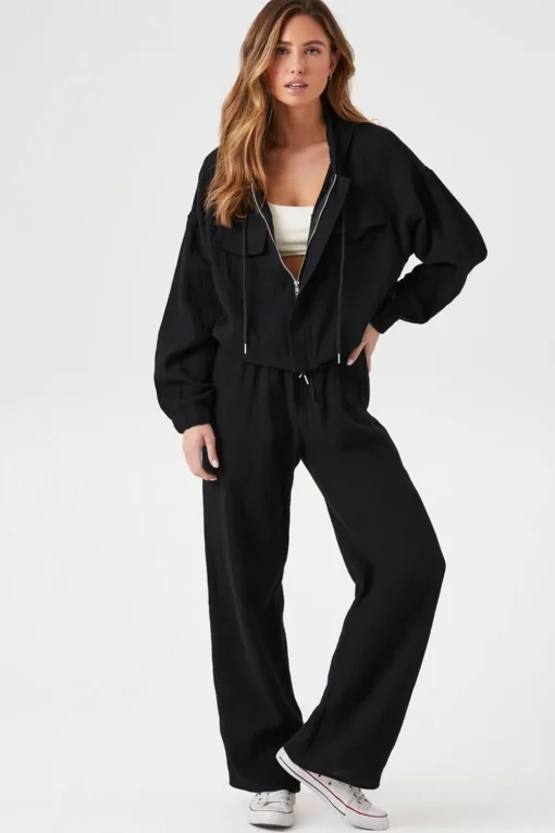 Linen High-Rise Pants
