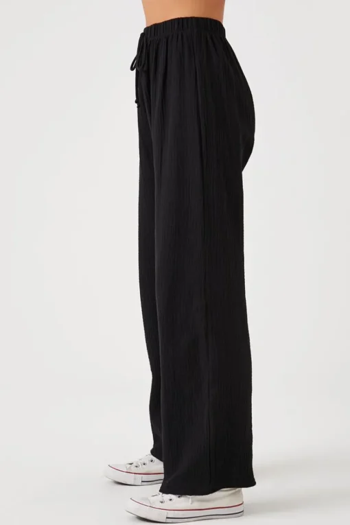 Linen High-Rise Pants