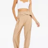 Linen Wide-Leg Pants