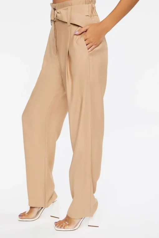 Linen Wide-Leg Pants
