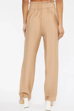 Linen Wide-Leg Pants