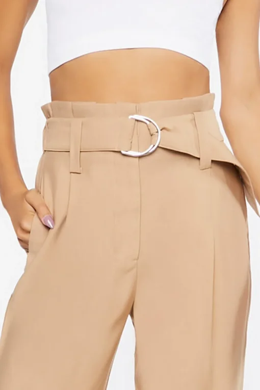 Linen Wide-Leg Pants