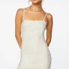 Linen-Blend Cami Mini Dress