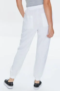 Linen-Blend Pocket Joggers