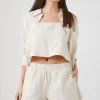 Linen-Blend Pocket Shorts
