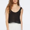 Linen-Blend Pull-On Shorts