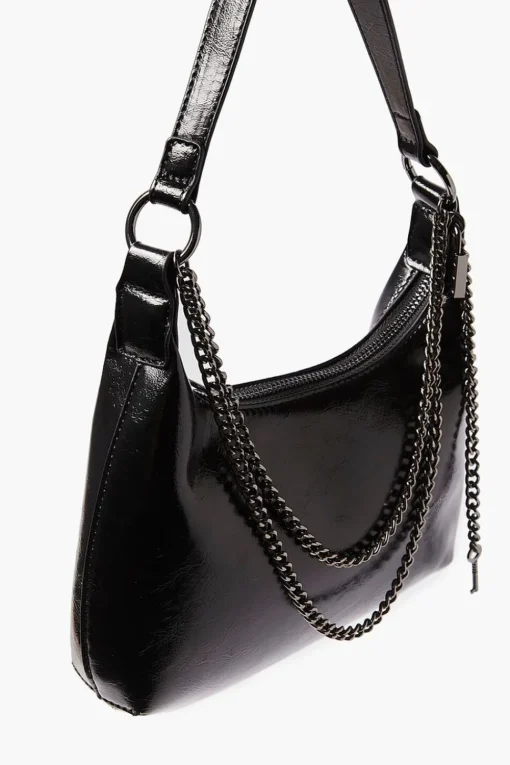 Lock & Key Baguette Shoulder Bag