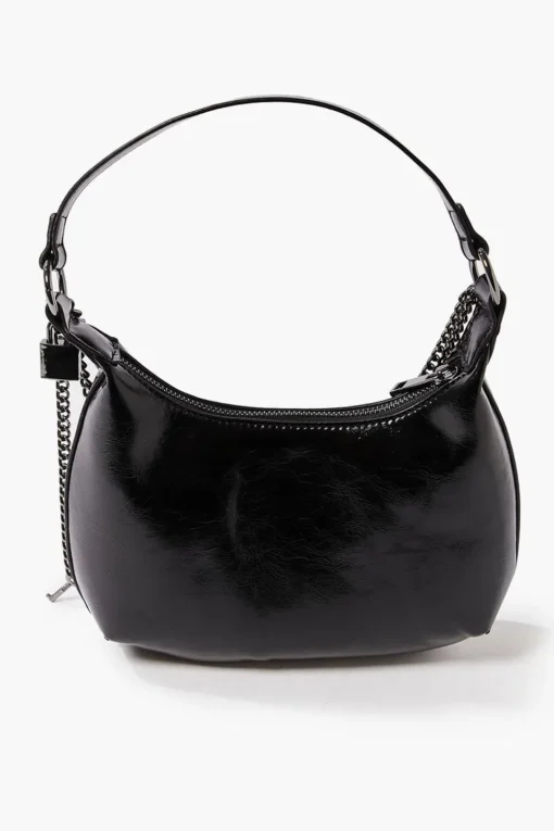 Lock & Key Baguette Shoulder Bag