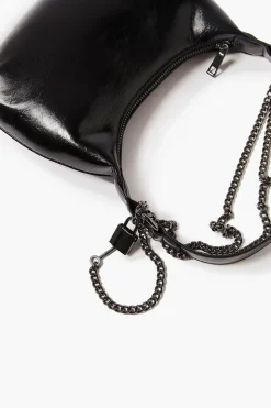 Lock & Key Baguette Shoulder Bag