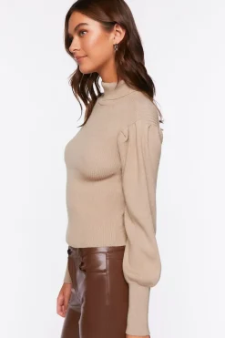 Long-Sleeve Turtleneck Sweater