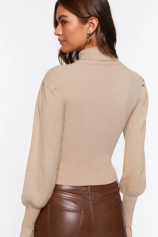 Long-Sleeve Turtleneck Sweater